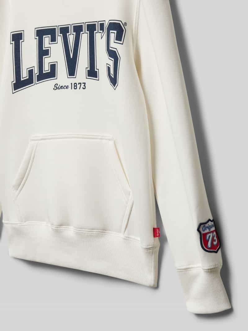 Levi s Kids Hoodie met kangoeroetas model 'THE GREAT HIGHWAY'