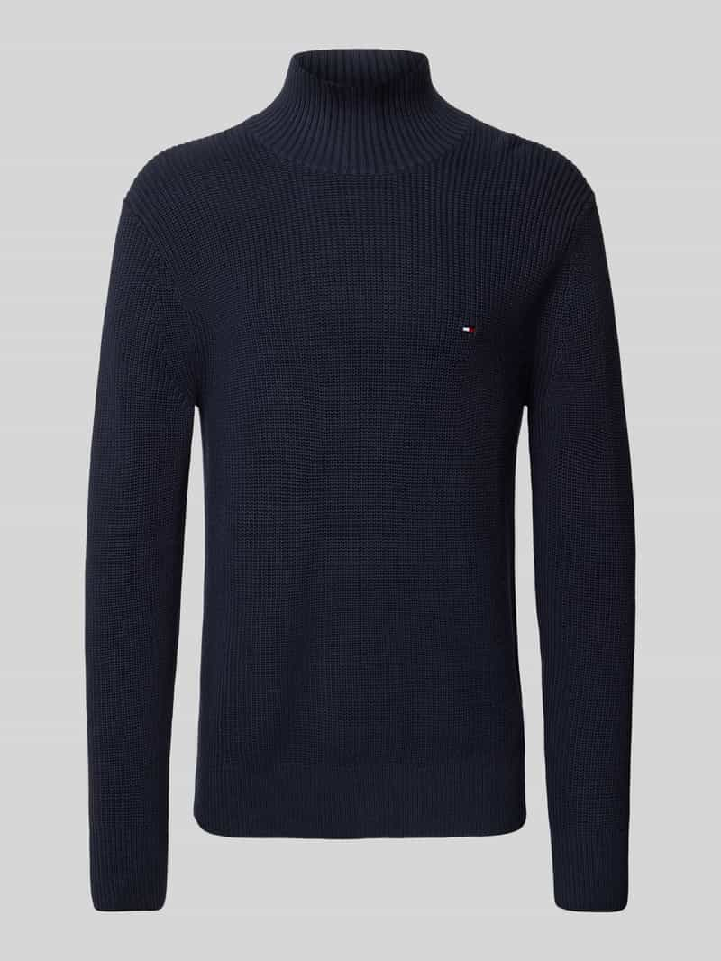 Tommy Hilfiger Gebreide pullover met opstaande kraag