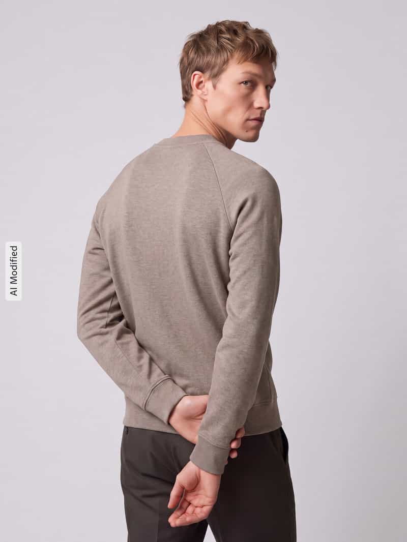 BOSS Green Sweatshirt met tonale logo-opschrift model 'Salbo'