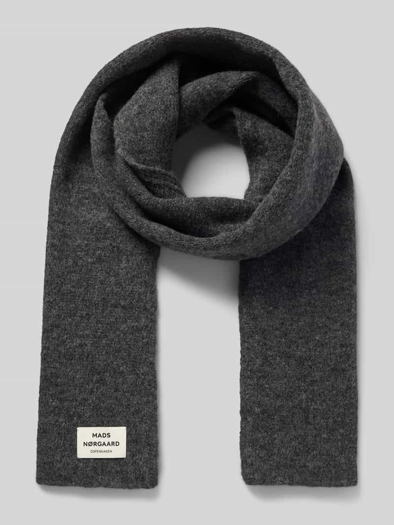 Sjaal met labeldetail