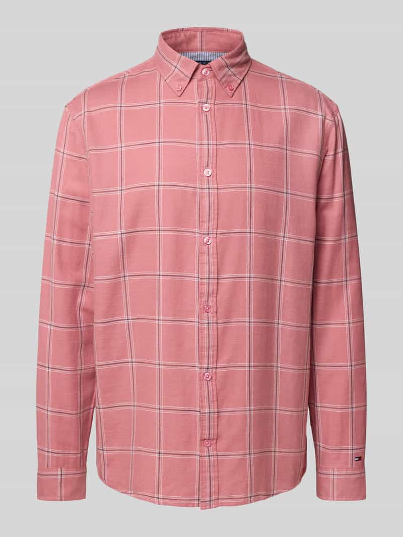 Tommy Jeans Regular fit vrijetijdsoverhemd van puur katoen