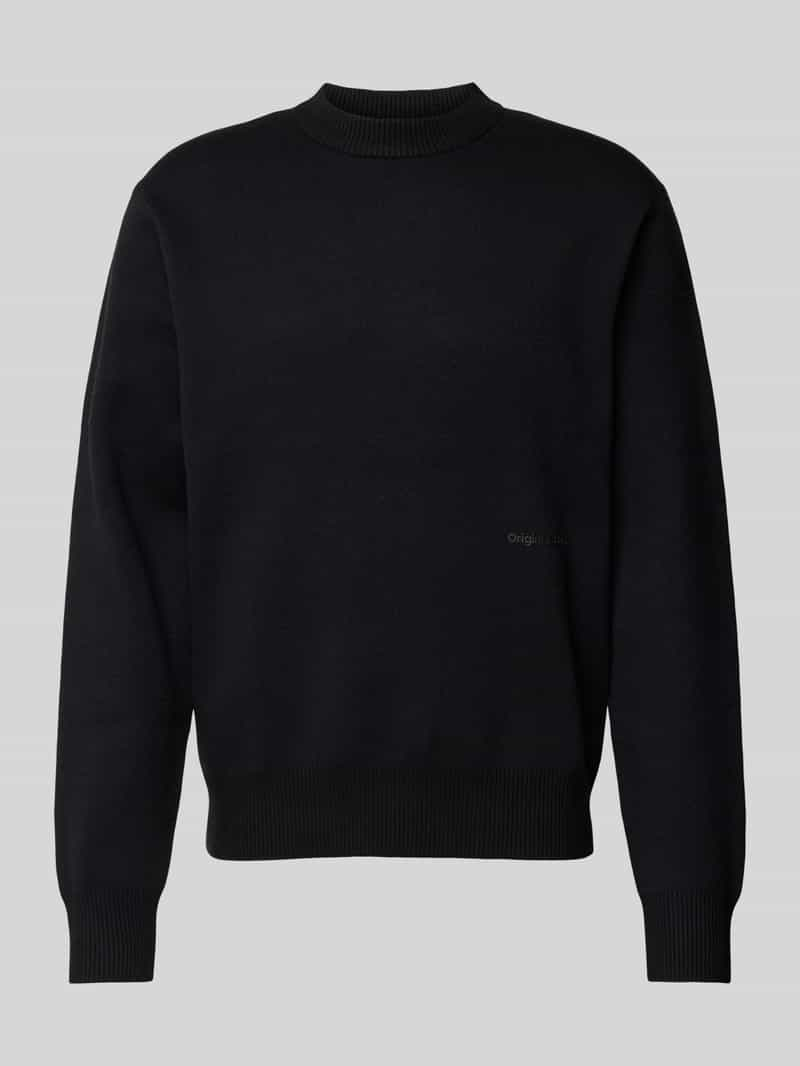 Jack & jones Gebreide pullover met labelprint, model 'VESTERBRO'