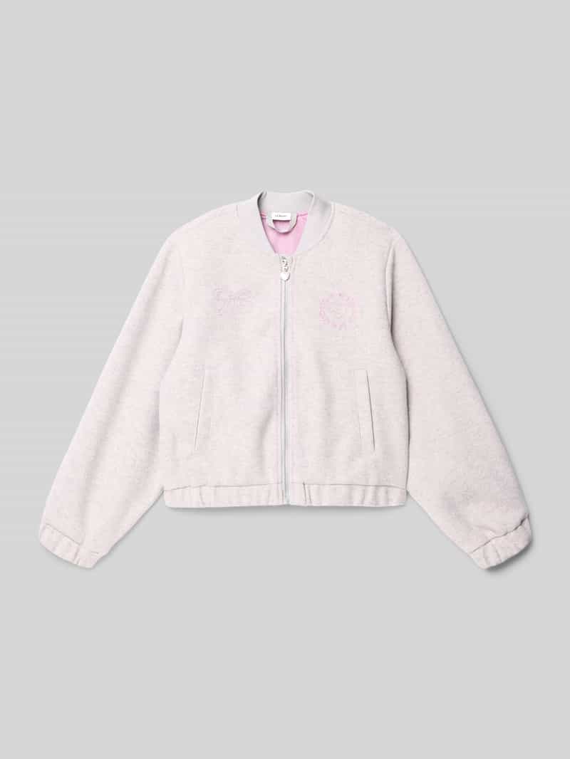 s.Oliver RED LABEL Regular fit collegejack in wollen look