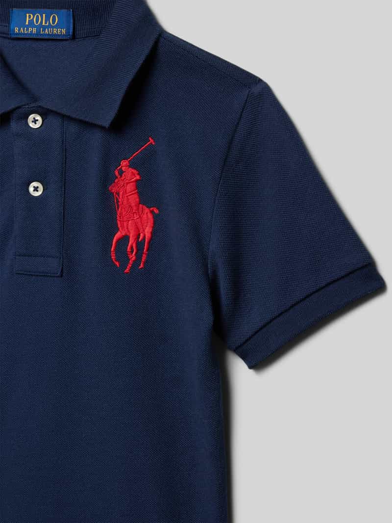 Polo Ralph Lauren Teens Slim fit poloshirt met logostitching