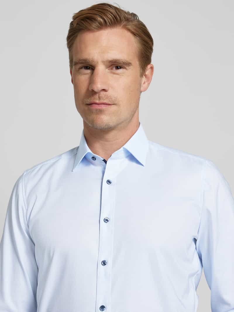 OLYMP Level Five Slim fit zakelijk overhemd van fijn katoen met extra lange mouwen model 'NEW YORK'
