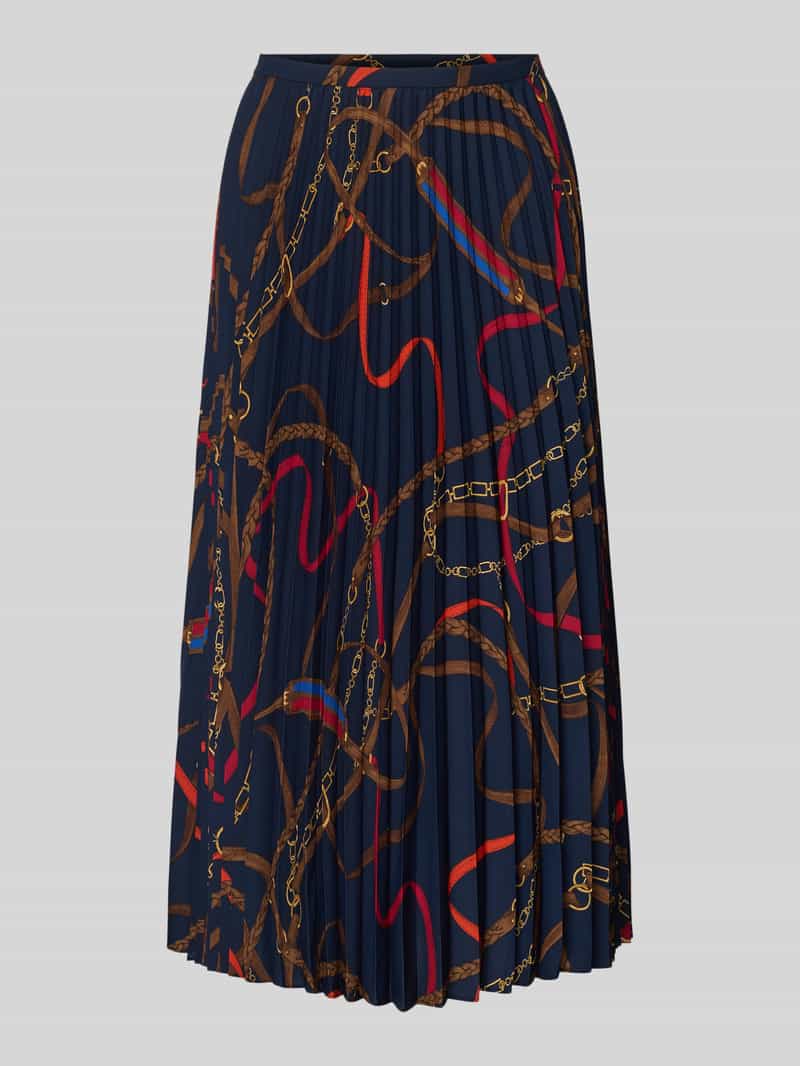 Lauren Ralph Lauren Midirok met plissévouwen