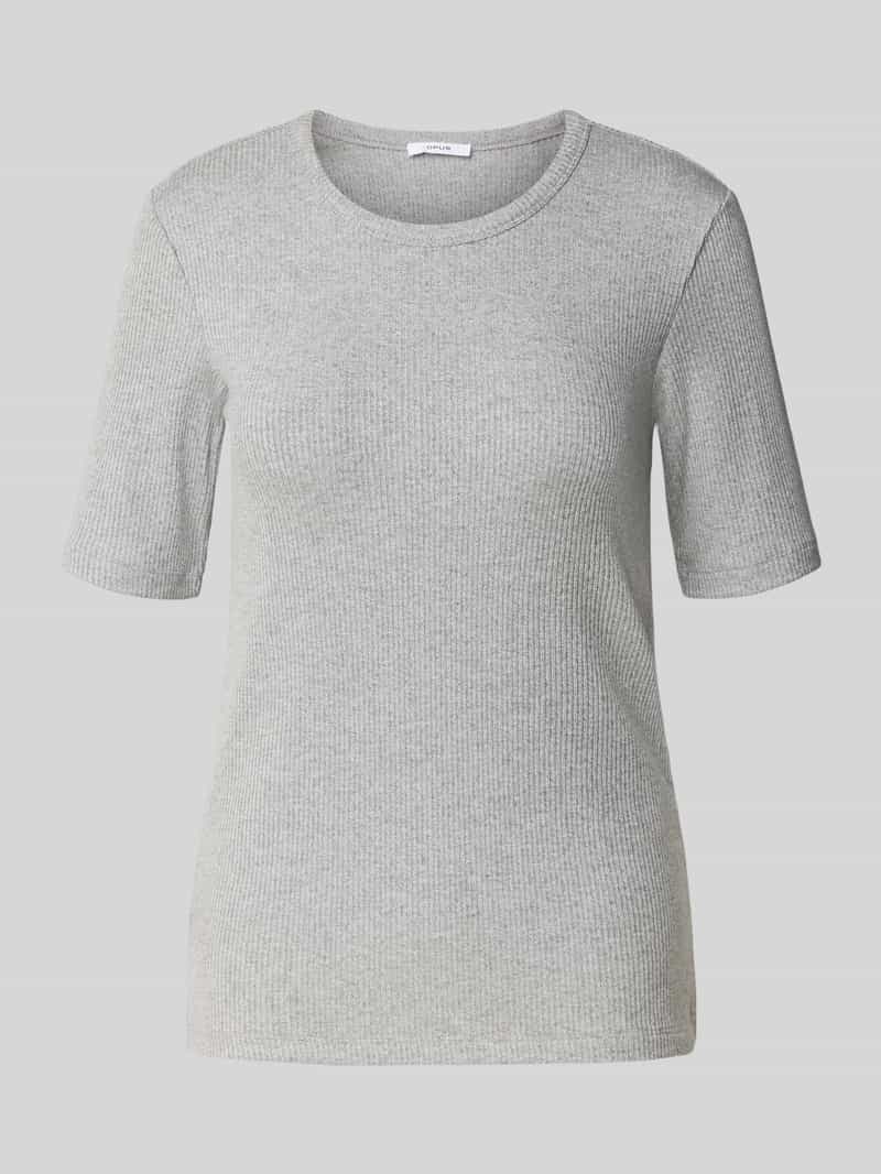Opus Gebreid shirt met ronde hals model 'Sulchen'