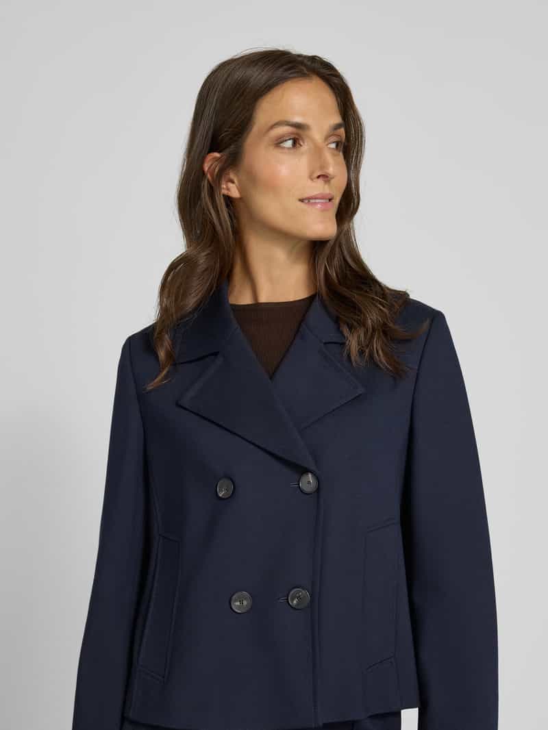 Windsor Regular fit blazer van viscosemix met reverskraag