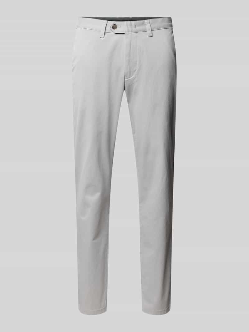 Christian Berg Men Regular fit chino met ceintuurlussen