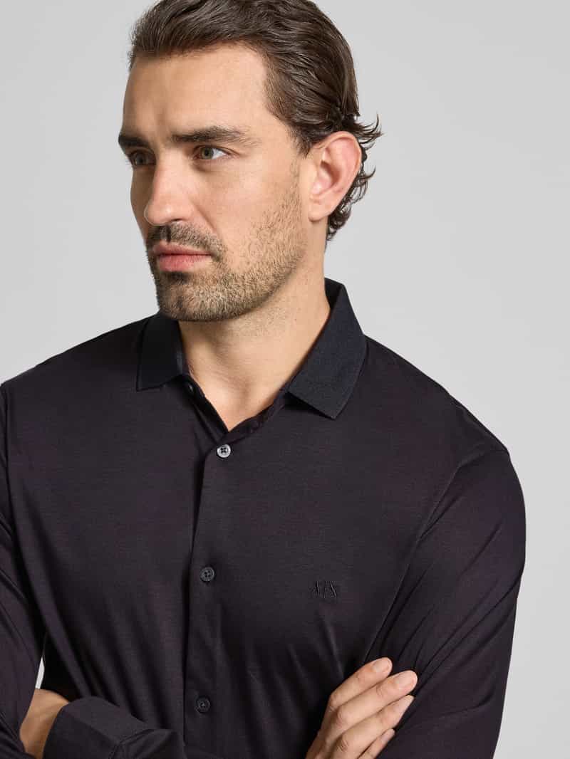 Armani Exchange Regular fit vrijetijdsoverhemd met polokraag