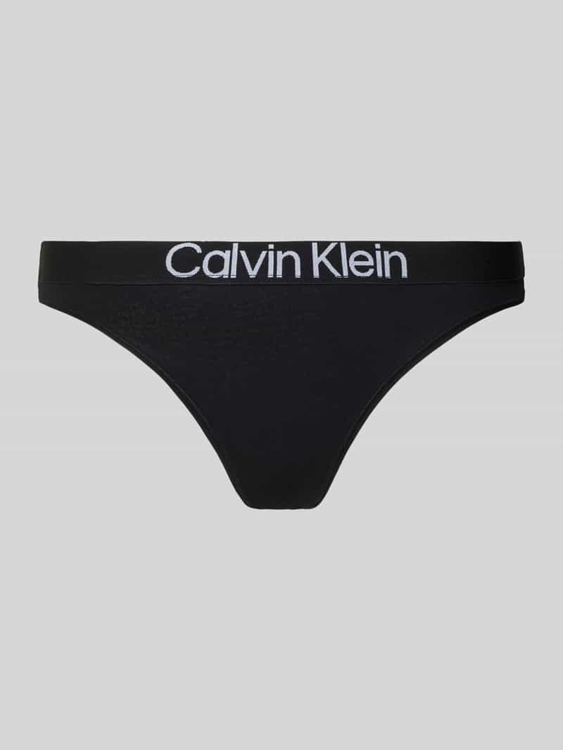 Calvin Klein Underwear String met label in band model 'MAX'