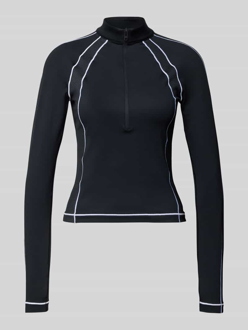 Under Armour Functioneel shirt met opstaande kraag model 'ColdGear Textured'