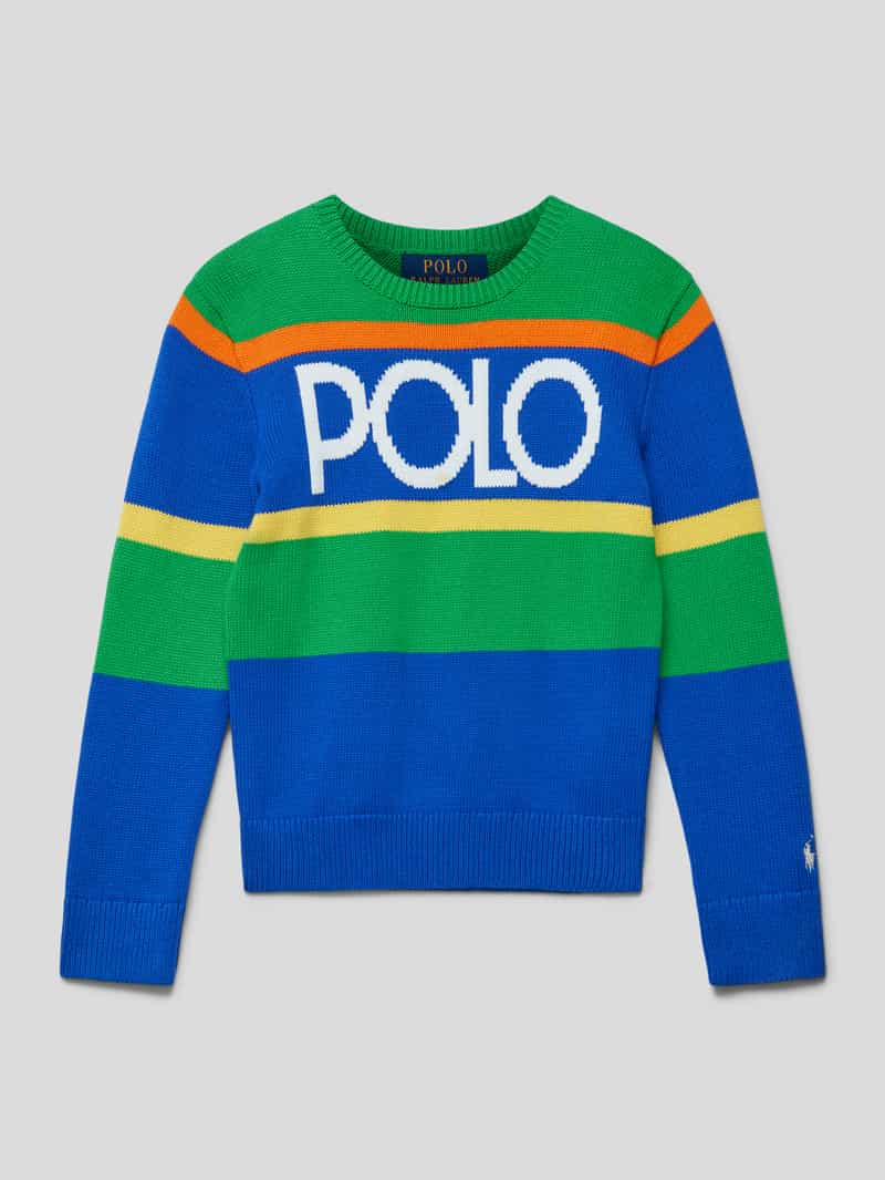 Polo Ralph Lauren Teens Gebreide pullover met labelprint