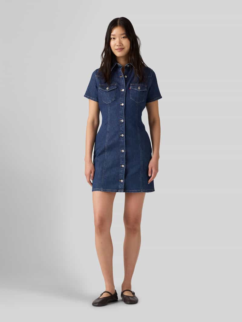 Levi's Smal vrijetijdsjurk in denimlook model 'TRACE'