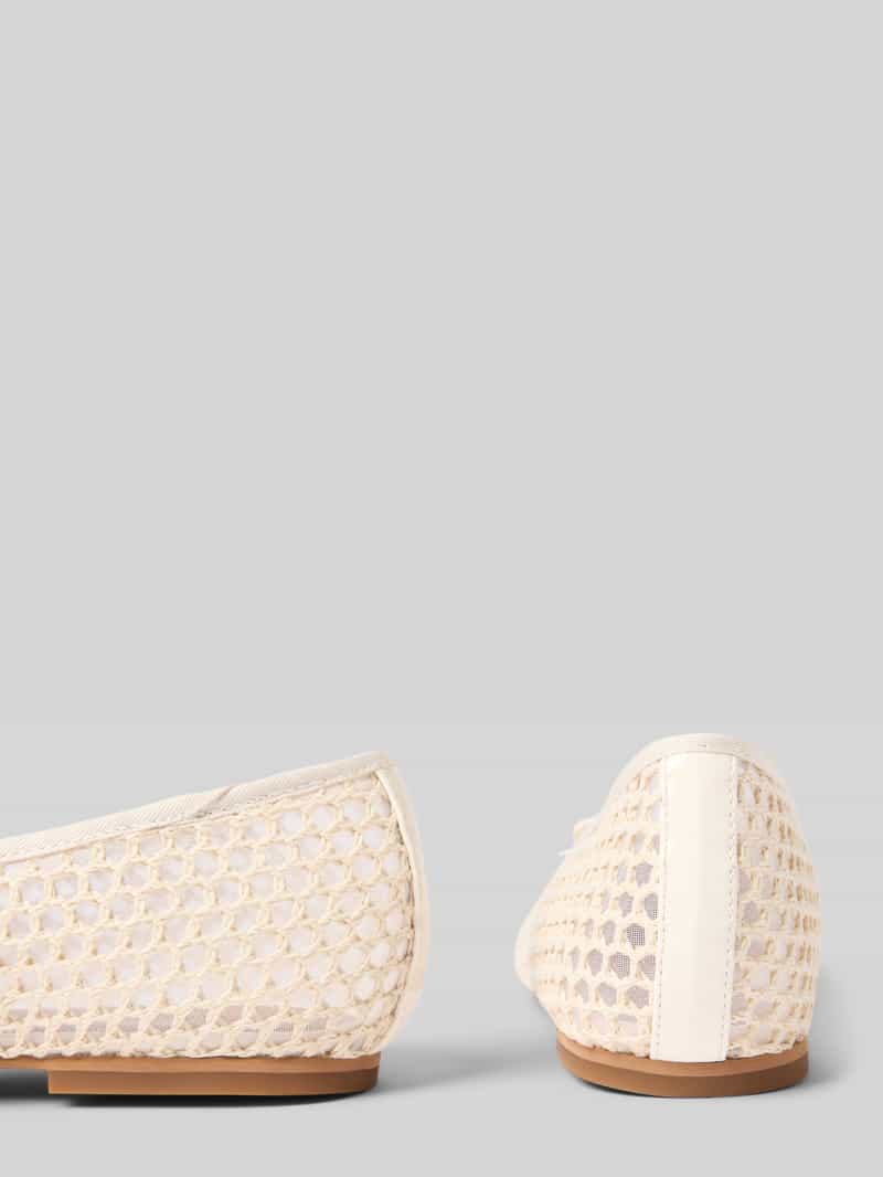 Inuovo Ballerina's met strikdetail