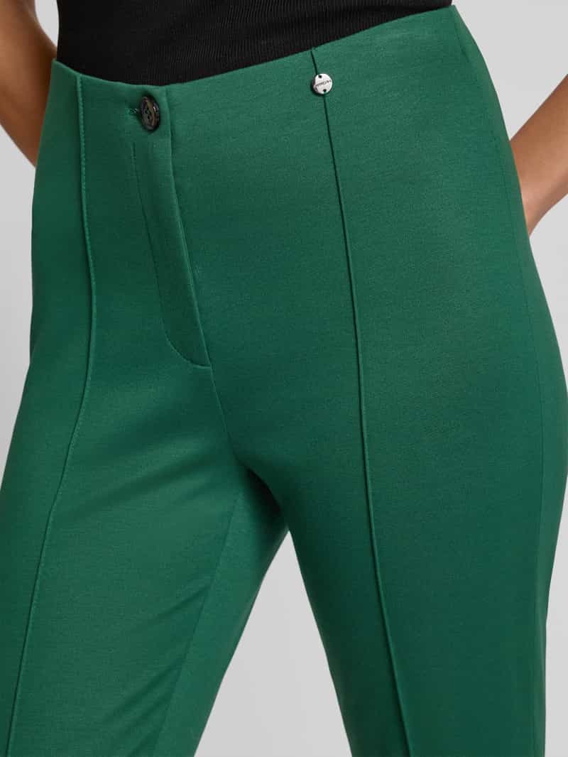 Marc Cain Slim fit broek van viscosemix