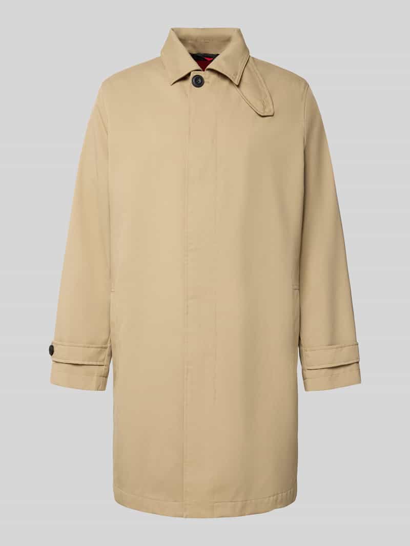 HUGO Regular fit trenchcoat met katoen model 'MAVER2431'