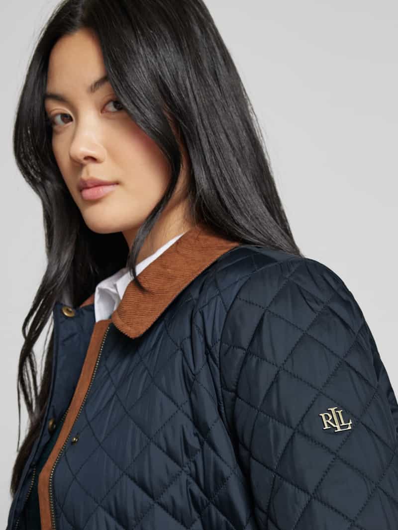 Lauren Ralph Lauren Gewatteerd jack met drukknoopsluiting