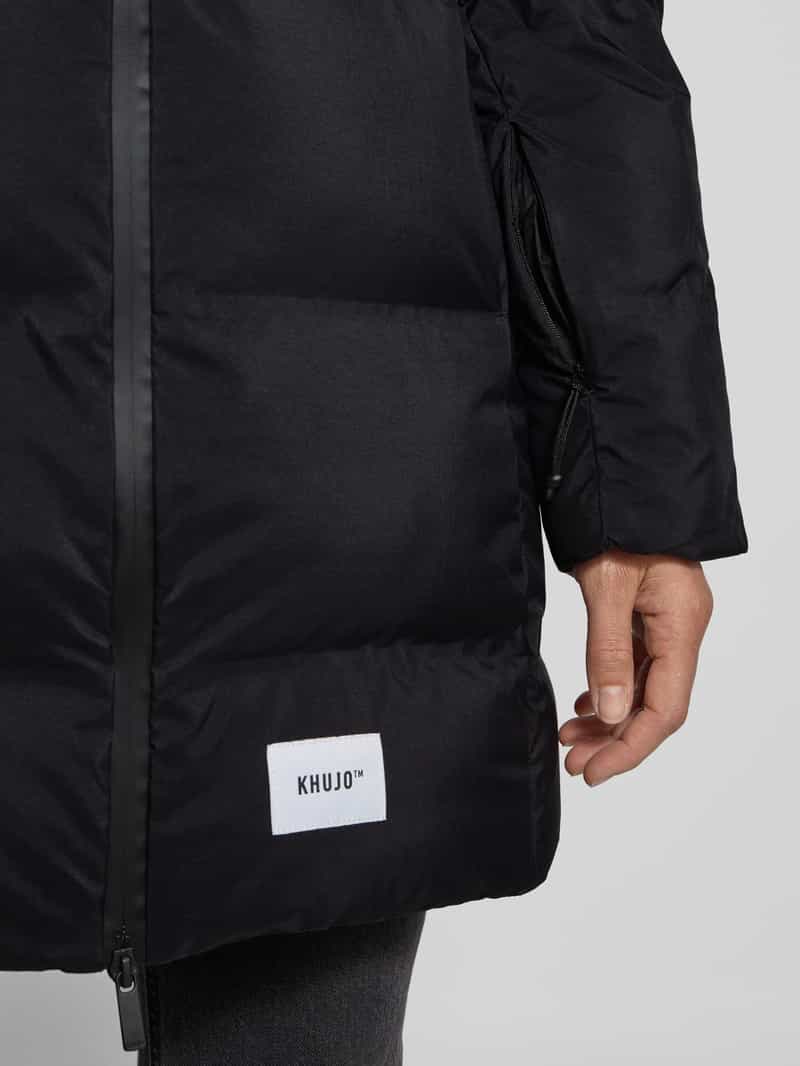 khujo Gewatteerd jack met labelpatch model 'Tanare