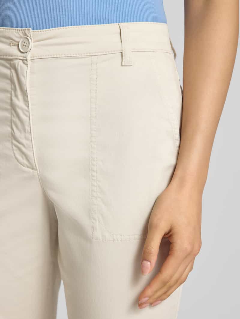 Marc Cain Feminine fit broek met steekzakken