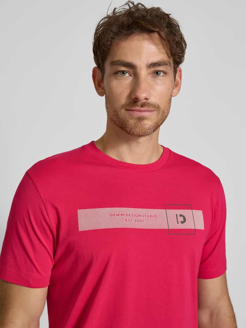 Tom Tailor Denim Regular fit T-shirt van puur katoen