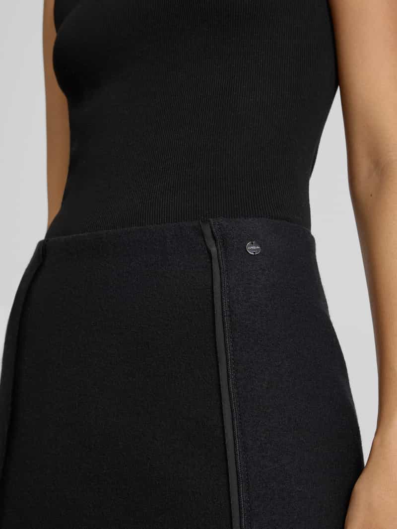 Marc Cain Midirok van wol met deelnaden