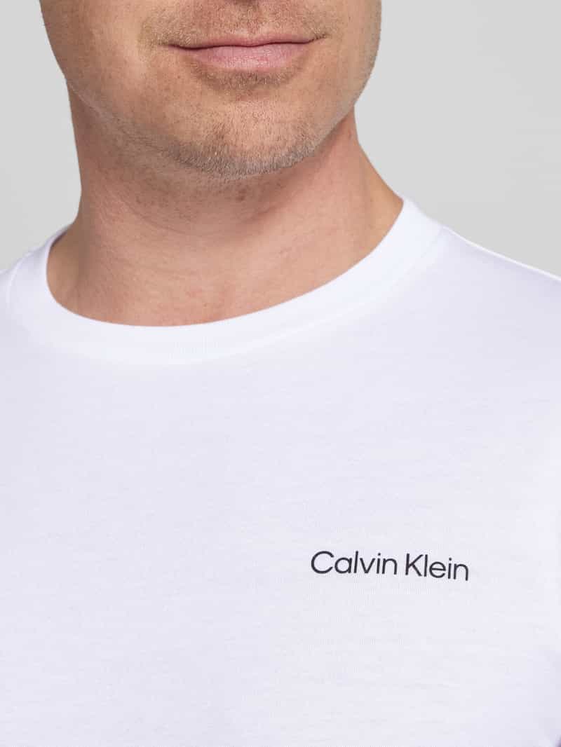 CK Calvin Klein T-shirt met labelprint