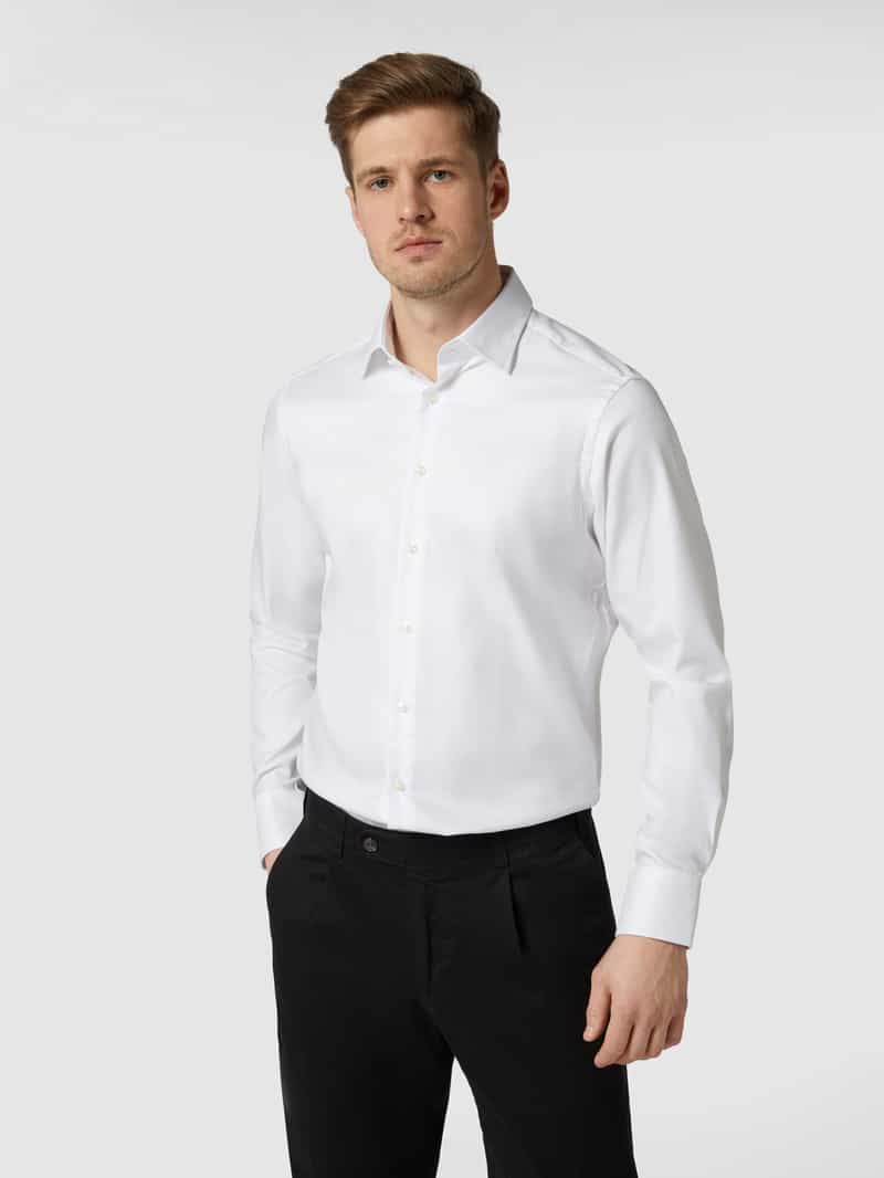 Regular fit zakelijk overhemd van big twill Christian Berg Men