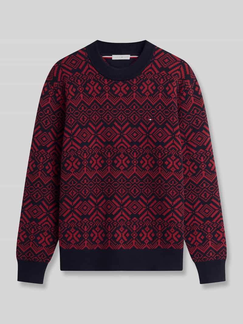 Pullover met logodetail