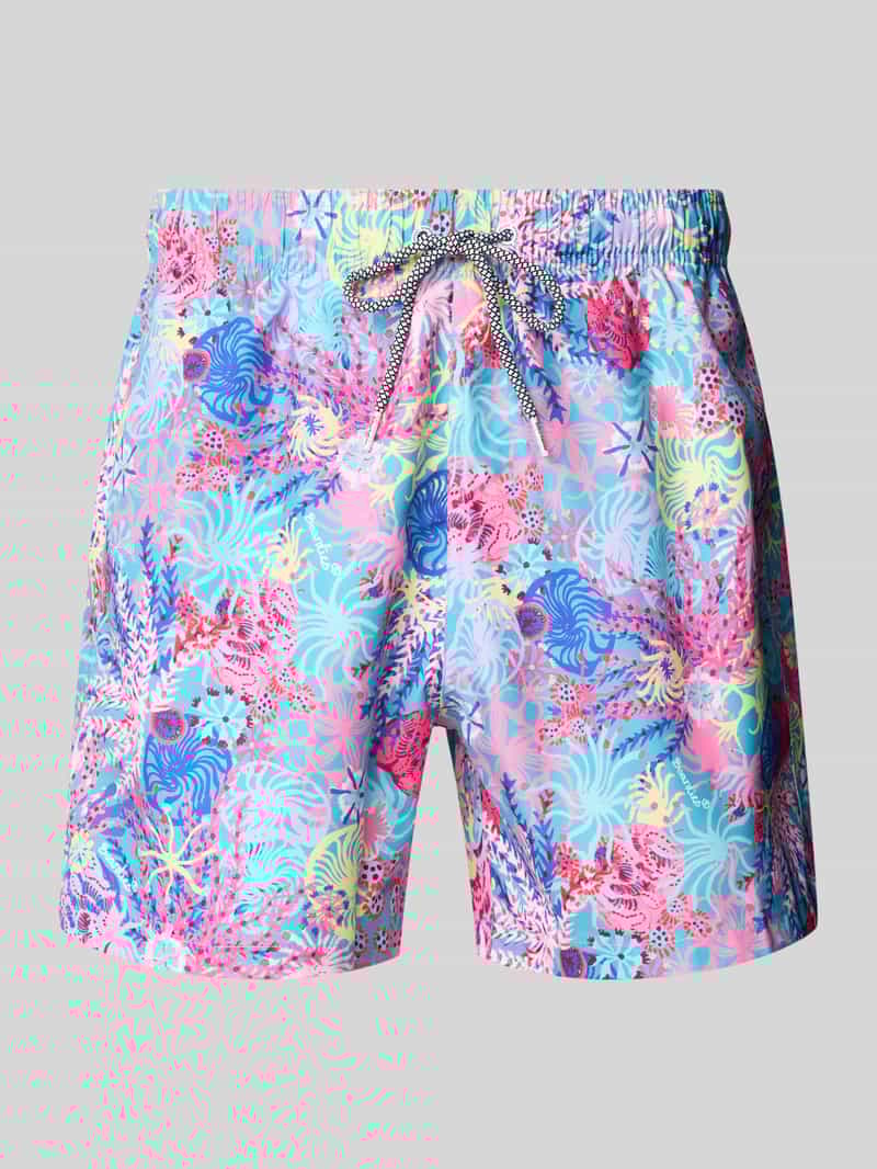 BOARDIES Zwembroek met elastische band model 'Coral'