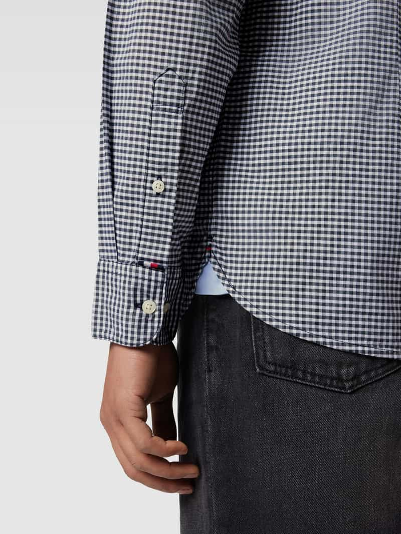 Tommy Hilfiger Slim fit vrijetijdsoverhemd met button-downkraag model 'FLEX'