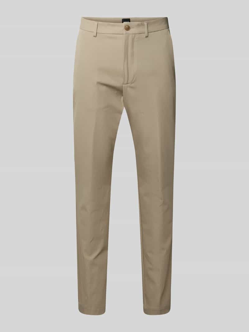 Boss Slim fit pantalon van katoenmix model 'KANTON'