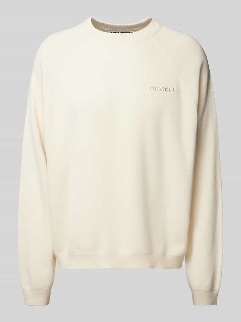 REVIEW Gebreide pullover met ribboorden