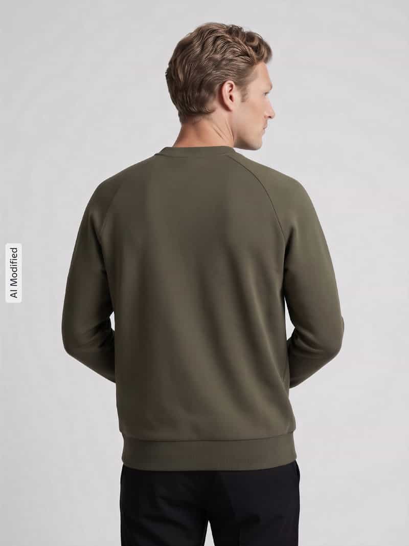 BOSS Green Sweatshirt met tonale logo-opschrift model 'Salbo'