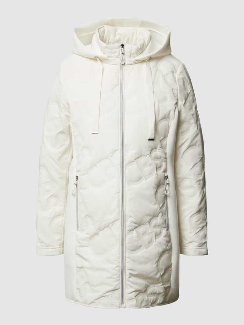 Hybride jack met inzet van scuba en capuchon Christian Berg Woman Selection