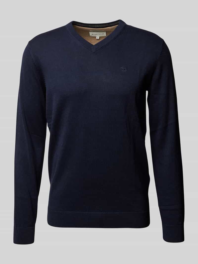 Tom Tailor Gebreide pullover met V-hals