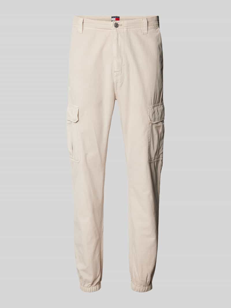 Tommy Jeans Cargobroek met labeldetail model 'RYAN'