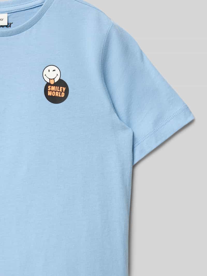 s.Oliver RED LABEL Regular fit T-shirt met SMILEYWORLD -print