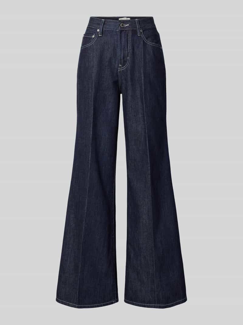 Gina Tricot Wide fit jeans met persplooi