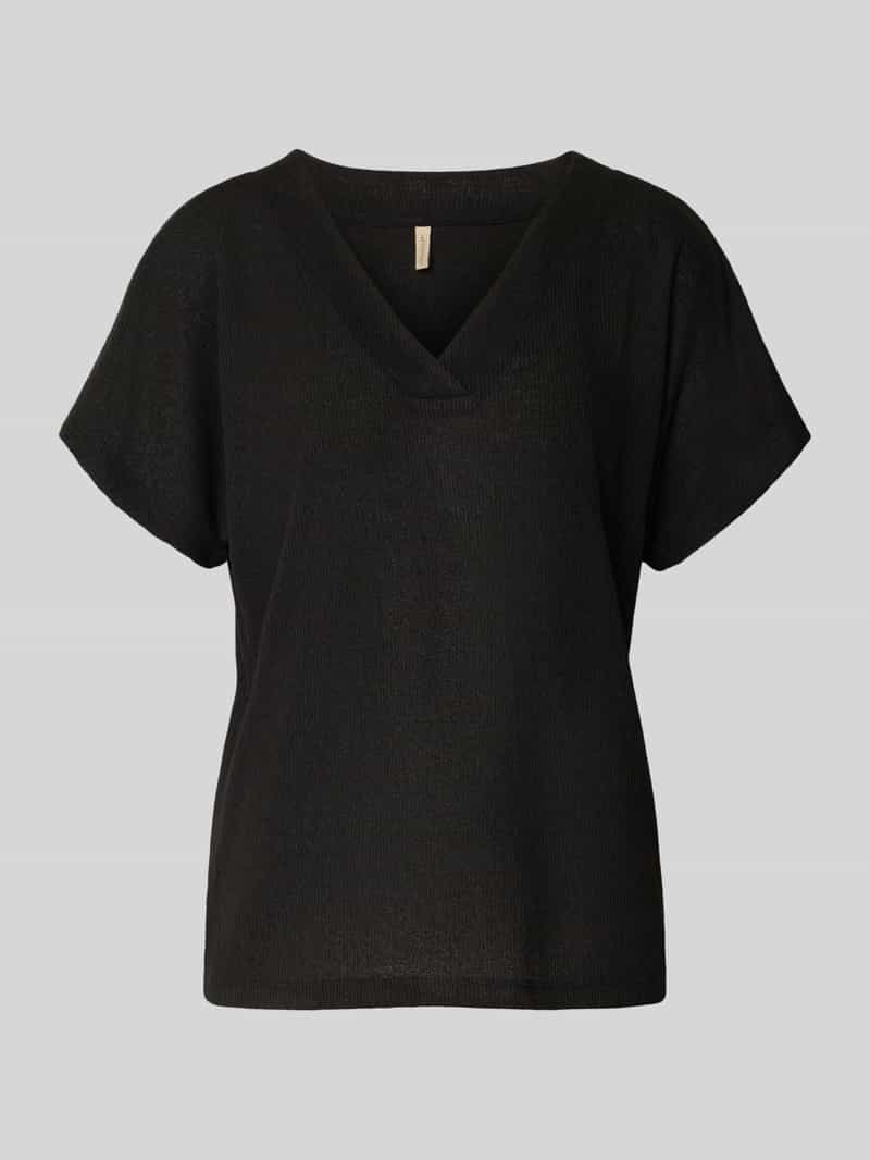 Soyaconcept T-shirt met V-hals model 'Delia'