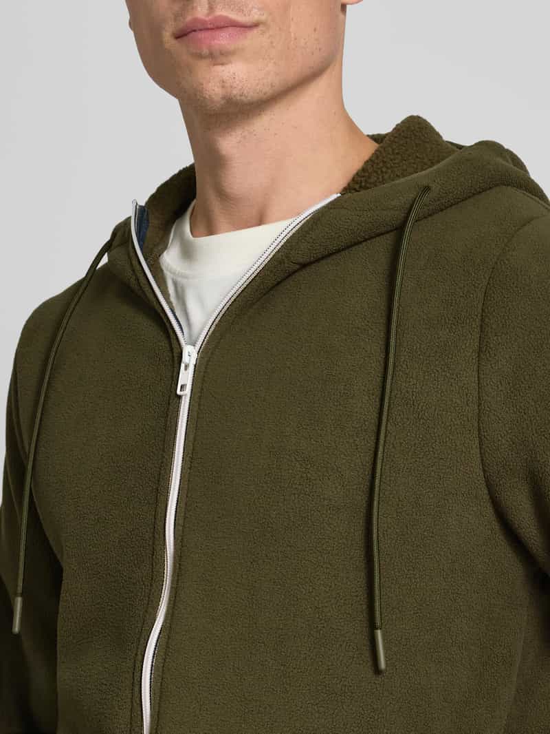 Blend Fleecejack met capuchon model 'FROST'