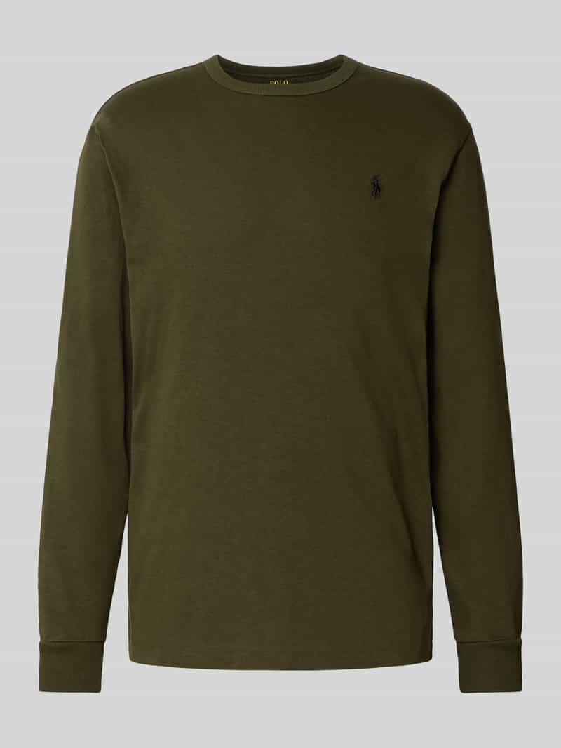 Polo Ralph Lauren Shirt met lange mouwen logostitching en ronde hals