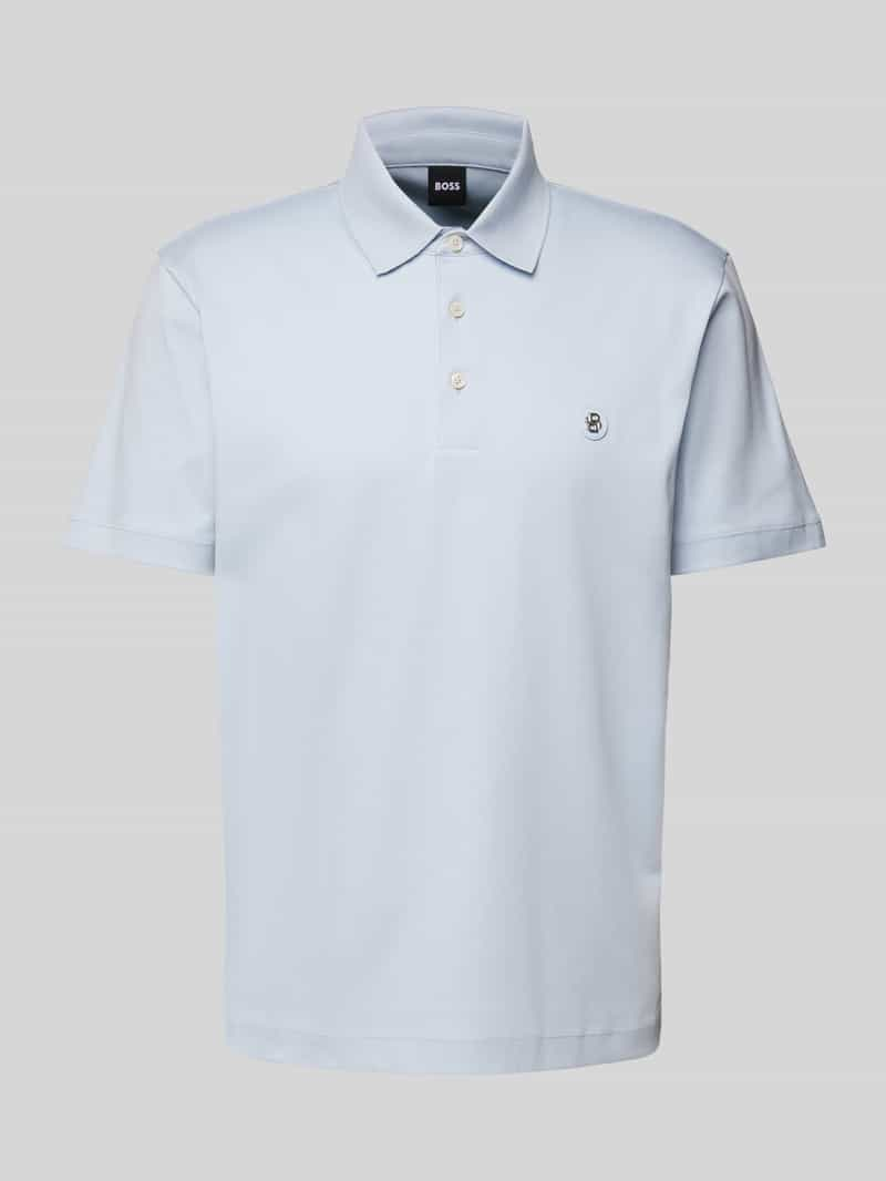 Boss Regular fit poloshirt met labelbadge, model 'Parris'