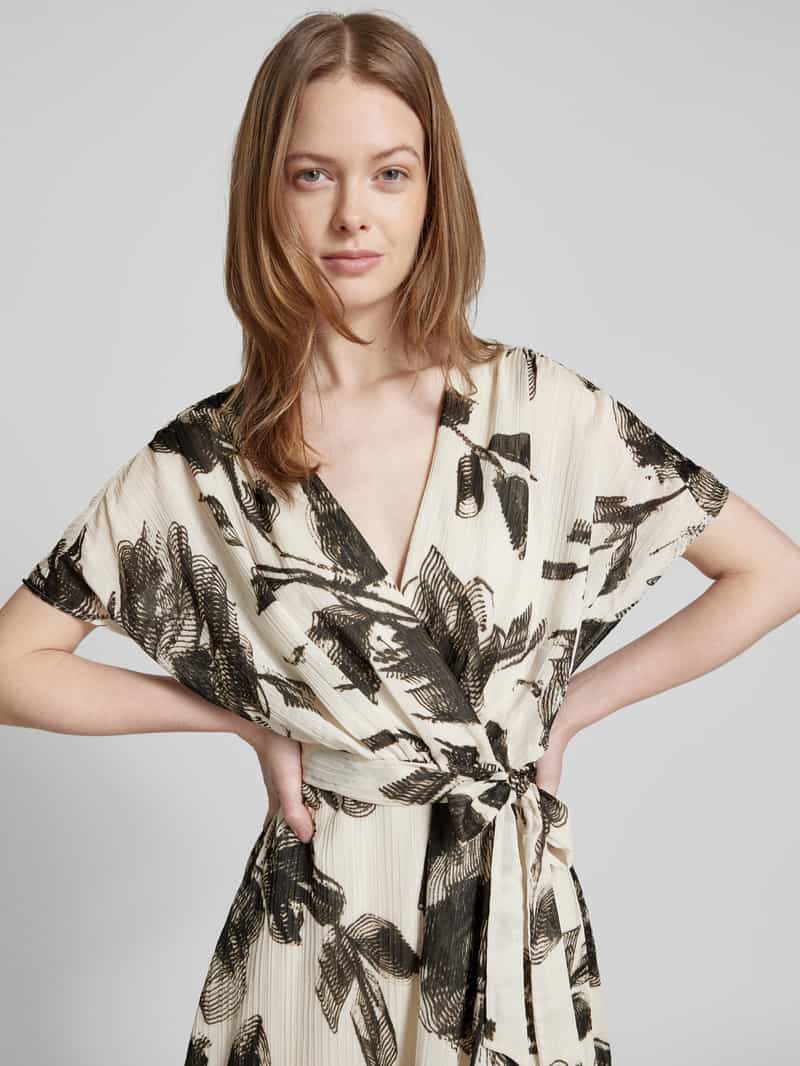 DKNY Midi-jurk in wikkellook