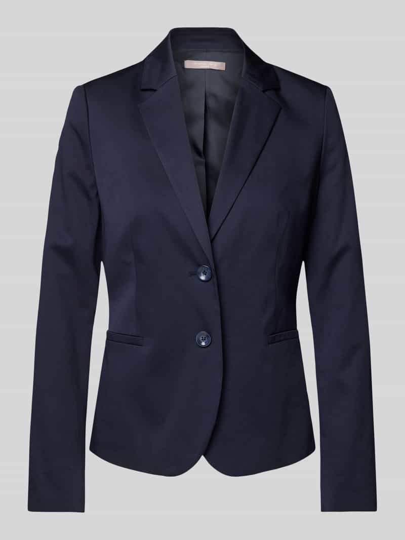 Christian Berg Woman Selection Regular fit blazer met reverskraag en paspelzakken