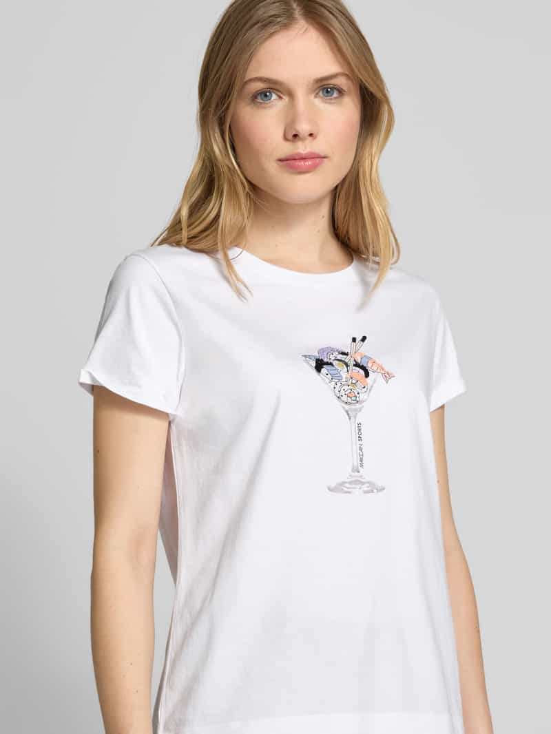 Marc Cain T-shirt met motiefprint