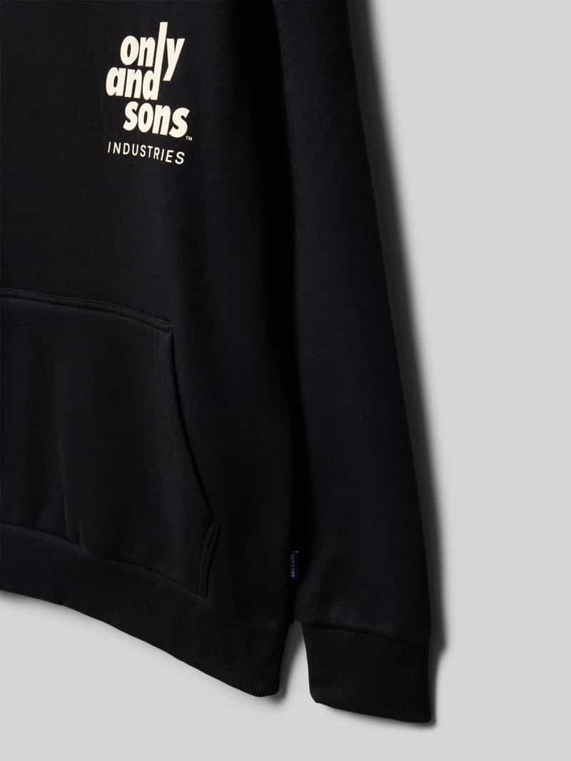 Only & Sons Regular fit hoodie van katoenmix model 'HUDSON'