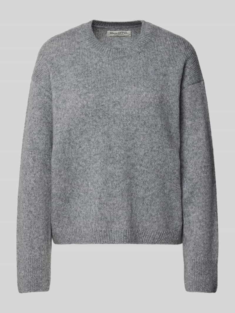 Marc O'Polo Loose fit gebreide pullover van scheerwolmix