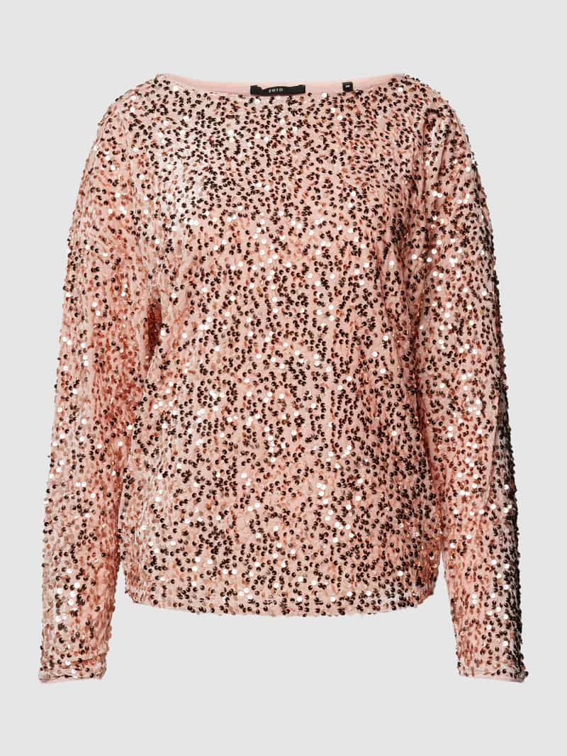 Zero Shirt met lange mouwen en pailletten
