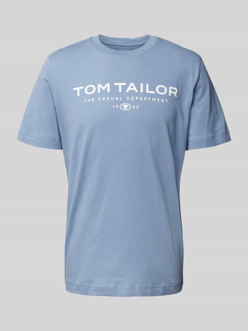 Tom Tailor Regular fit T-shirt van puur katoen
